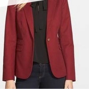 VINCE CAMUTO Maroon Blazer Size 0